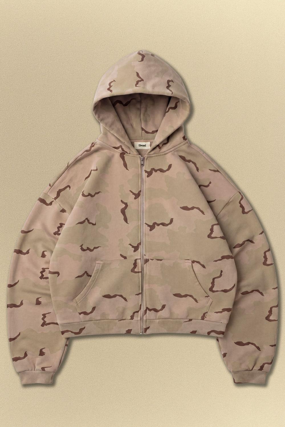CAMO ZIP HOODIE