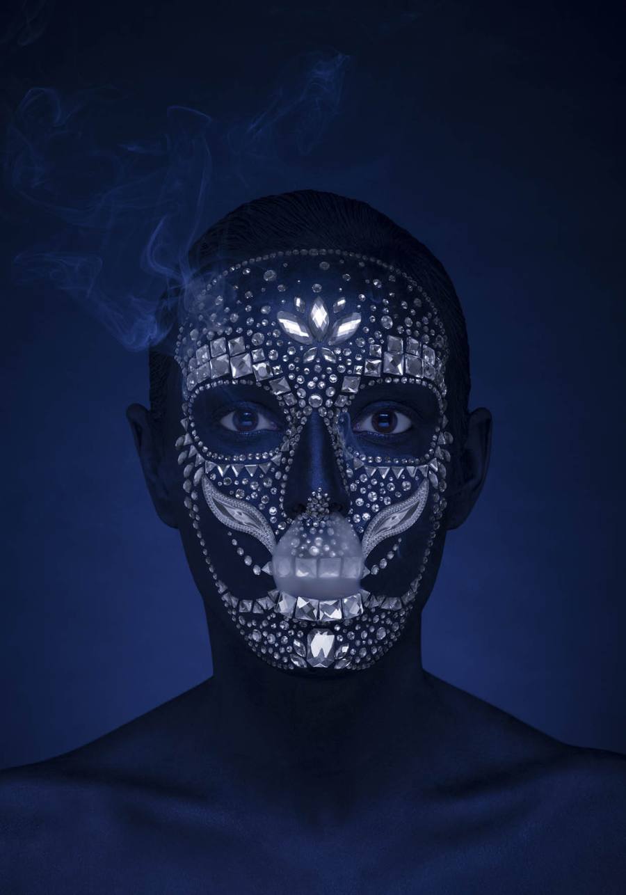 Glitter Skull