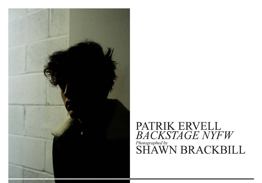 Patrik Ervell Backstage- NYFW