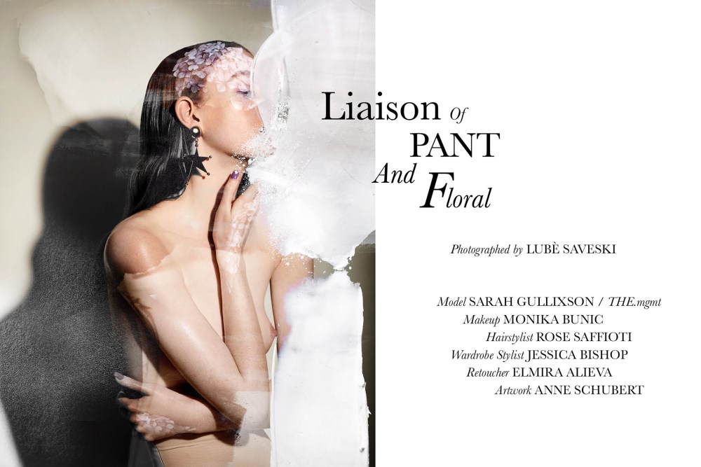 Liaison of paint and floral